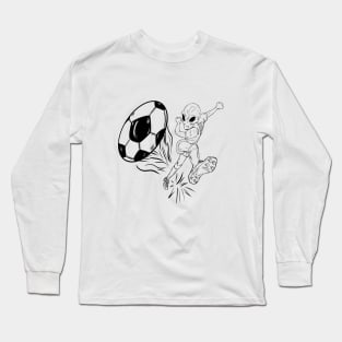 Alien Soccer Long Sleeve T-Shirt